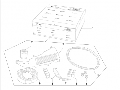 Complete wear and maintenance kit